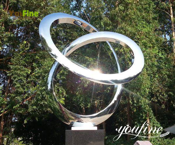 Large Stainless Steel Abstract Sculpture Outdoor on Sale  CSS-346