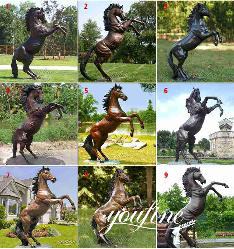 bronze horse statue