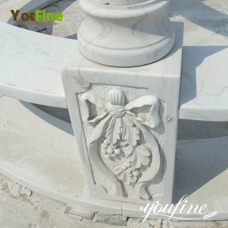 marble stone gazebo details