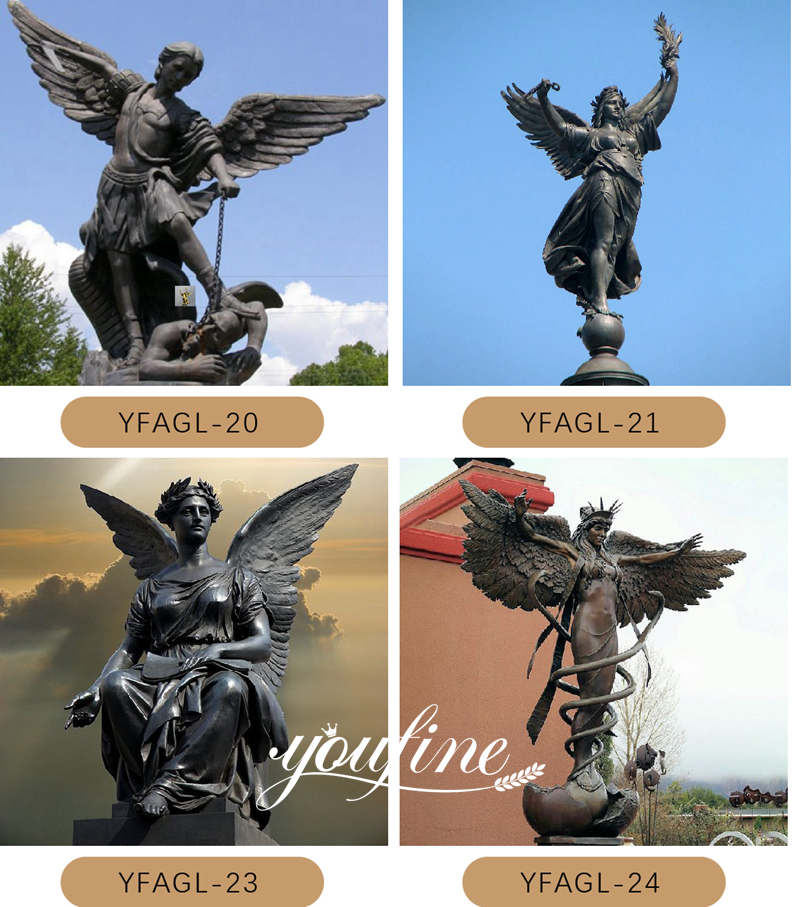 Bronze angel-YouFine Sculpture