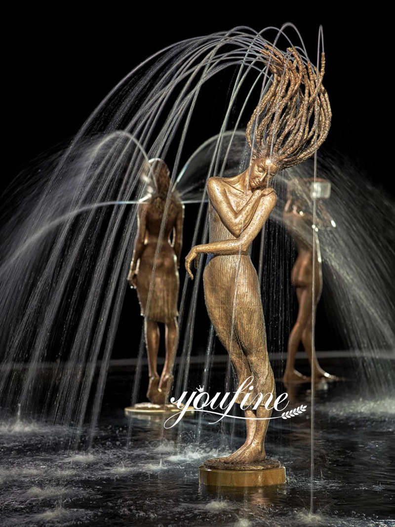 Ballerina Water Fountain-YouFine Sculpture