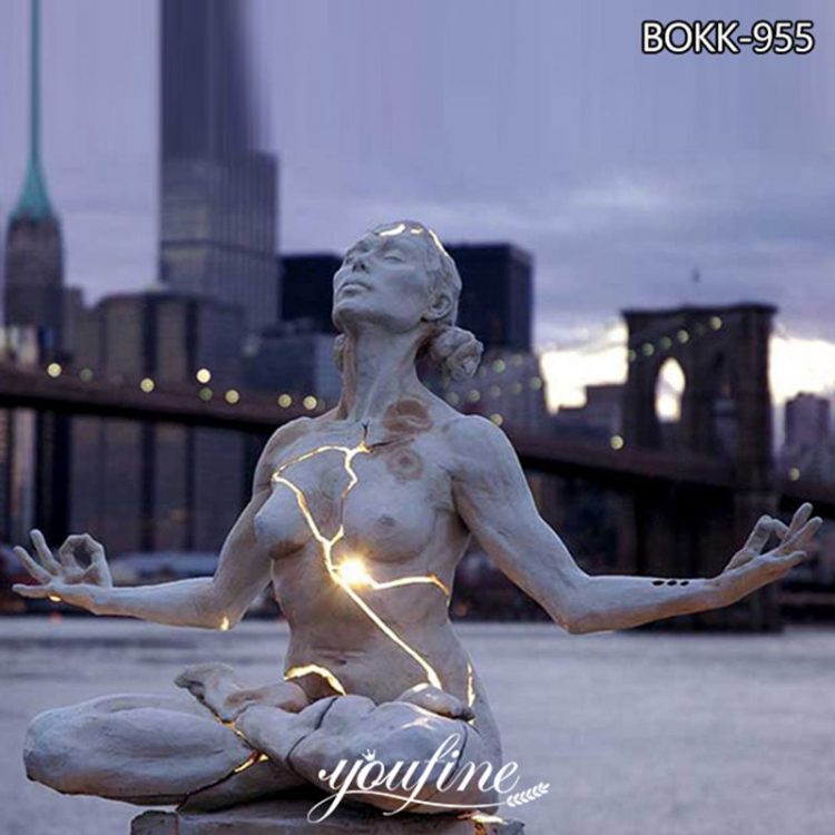 Bronze Paige Bradley Sculpture with light for Sale BOKK-955