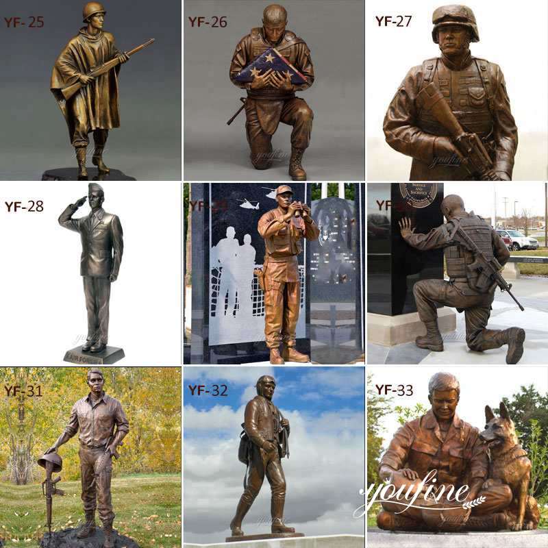 The bronze soldier statue cost
