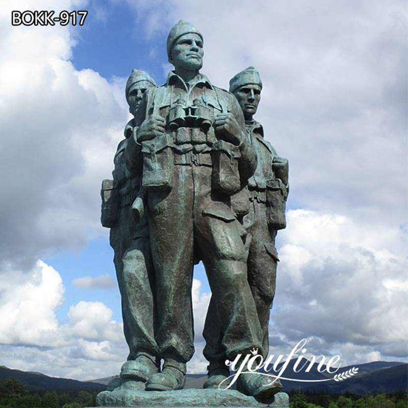 Large Bronze Commando Memorial Statue for Sale BOKK-917