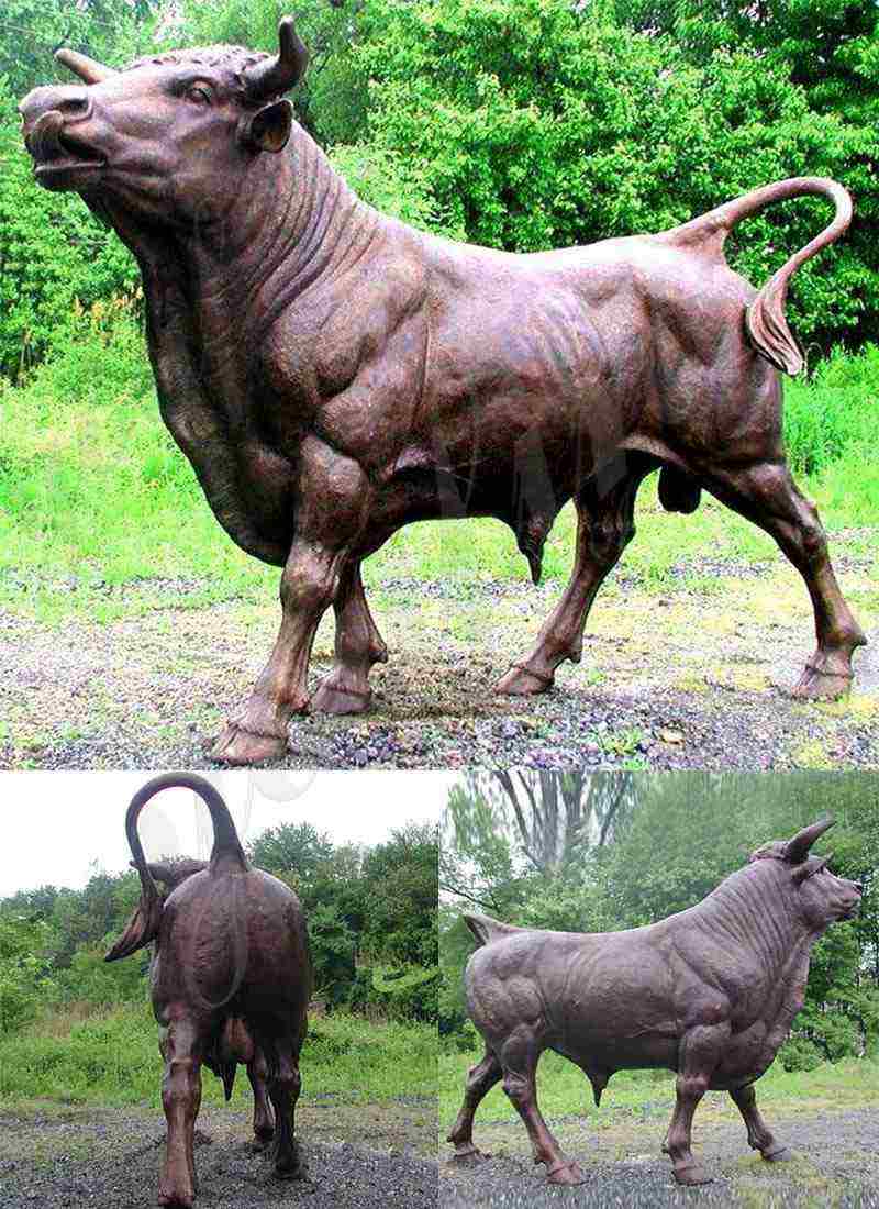 bronze bull statue for sale