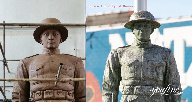 bronze soldier statues for sale
