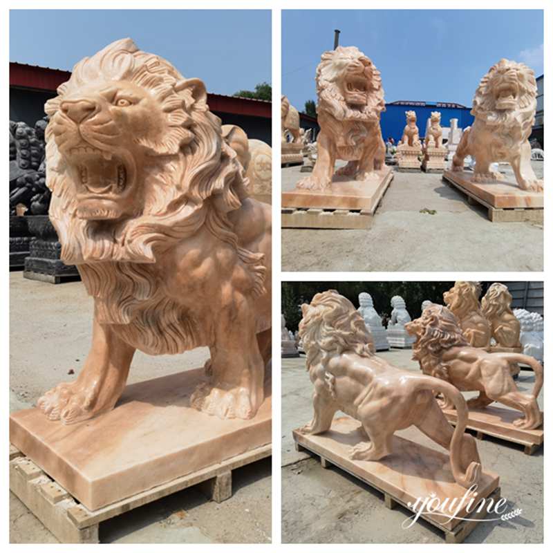 buy marble lion statues