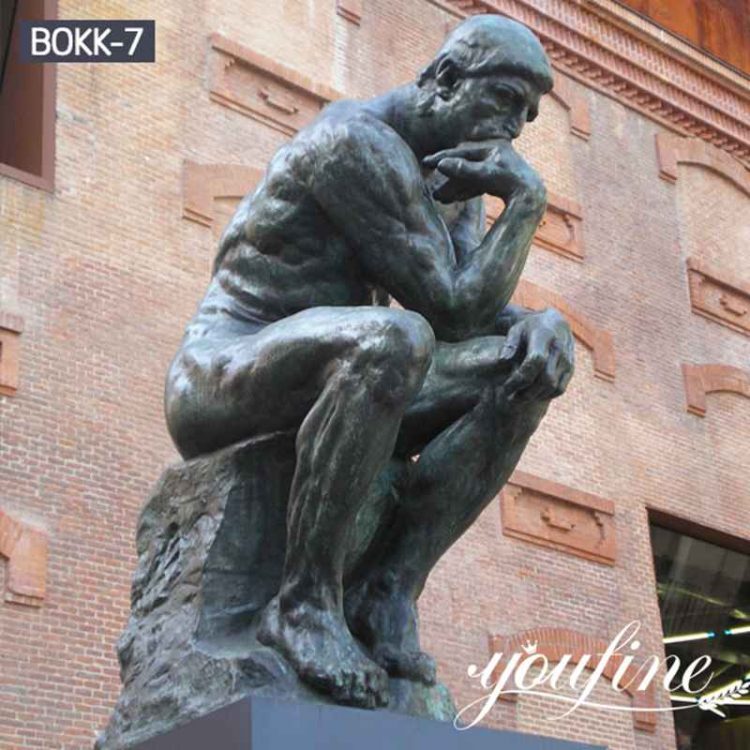 Life-Size The Thinker Bronze Statue for Sale BOKK-07