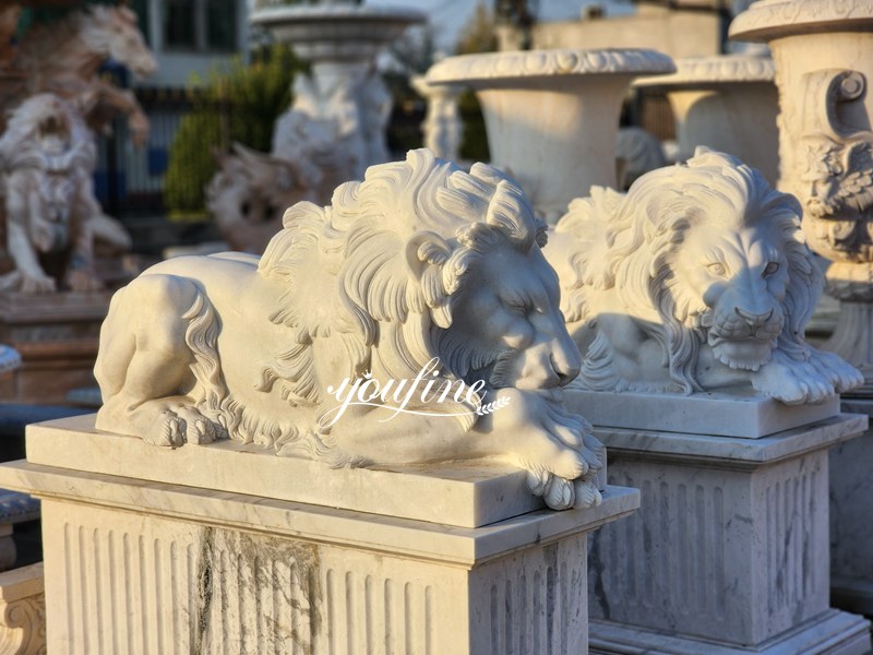 large outdoor lion statues-YouFine Statue