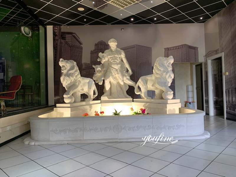 marble statuary fountian