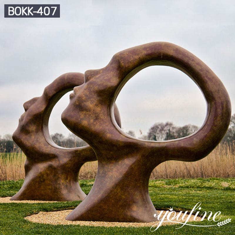 Abstract Modern Bronze Sculpture Garden Sea Side Decor for Sale BOKK-407