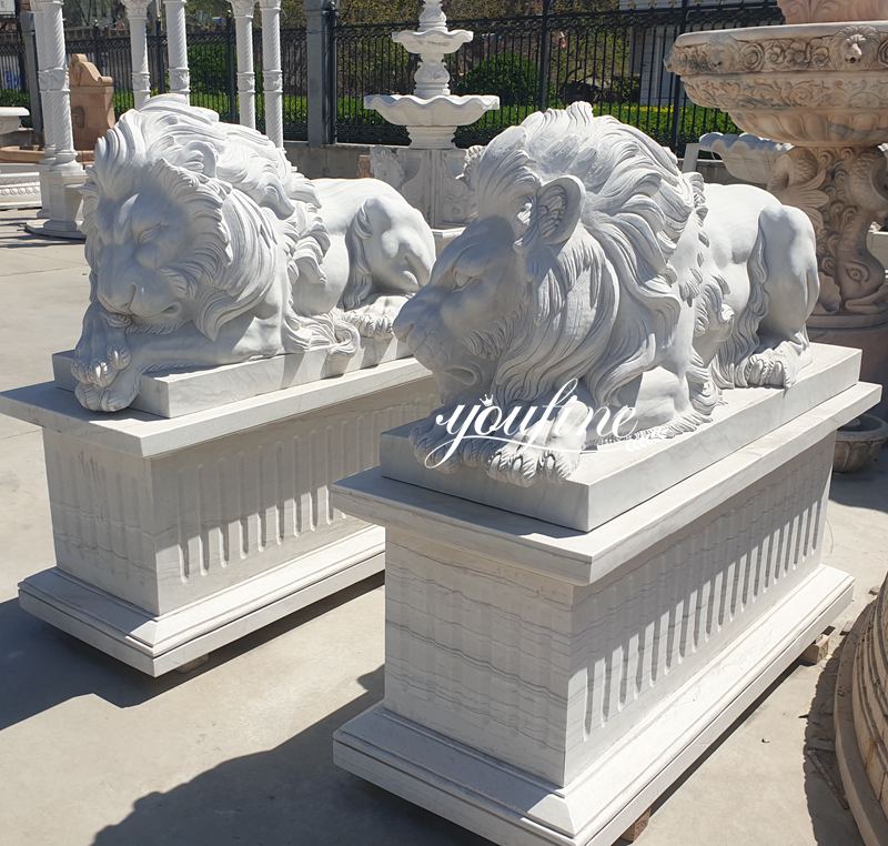 sleeping lion meaning-YouFine Sculpture