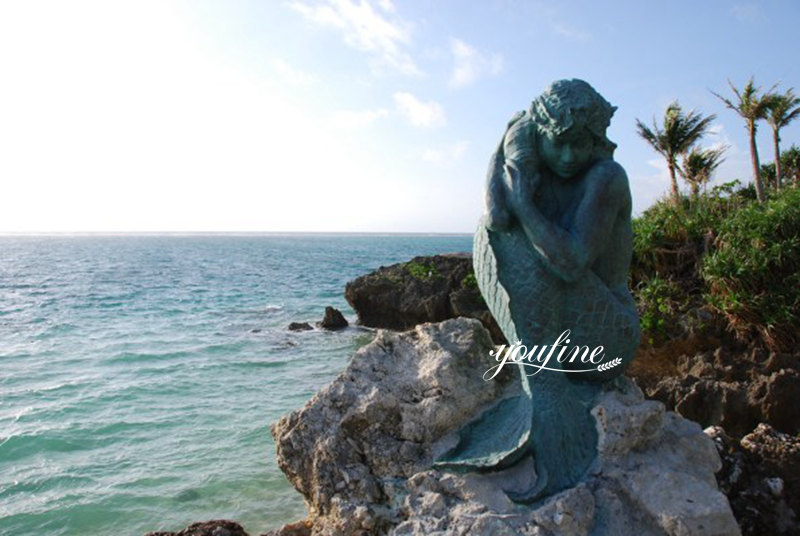 Beautiful Bronze Mermaid Statue-YouFine Sculpture