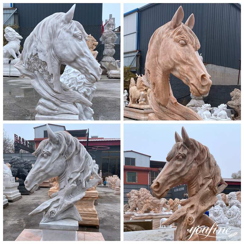 horse head Garden statues