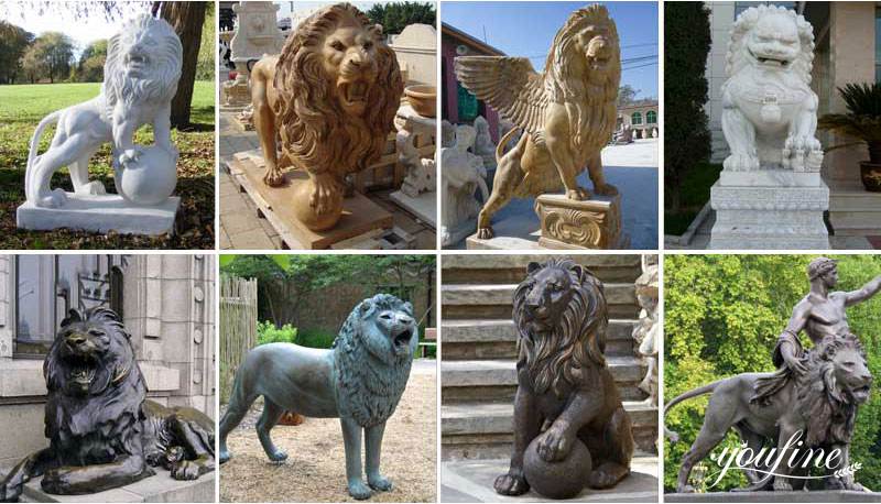large outdoor foo dog statues