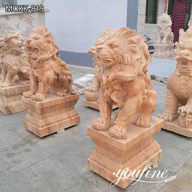 Lion statue,