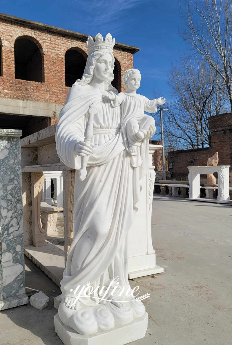 Mary and jesus statue-YouFine Sculpture-01