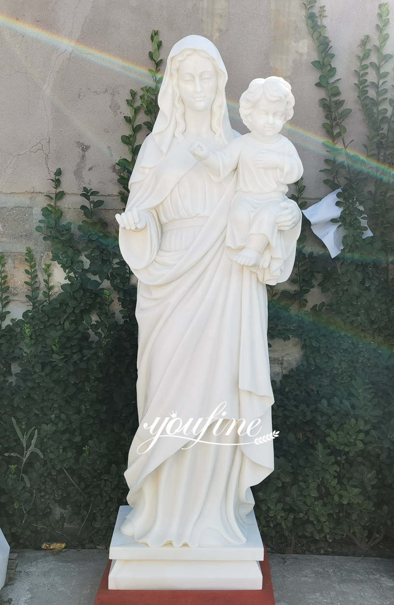 Mary and jesus statue-YouFine Sculpture-02