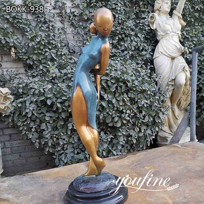 Customized Size Bronze Lady Statue Art Decor Wholesale  MOKK-938