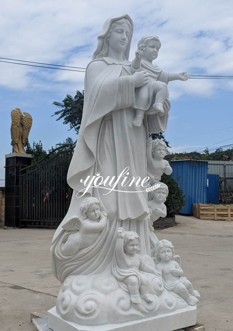 marble virgin mary-YouFine Sculpture-01