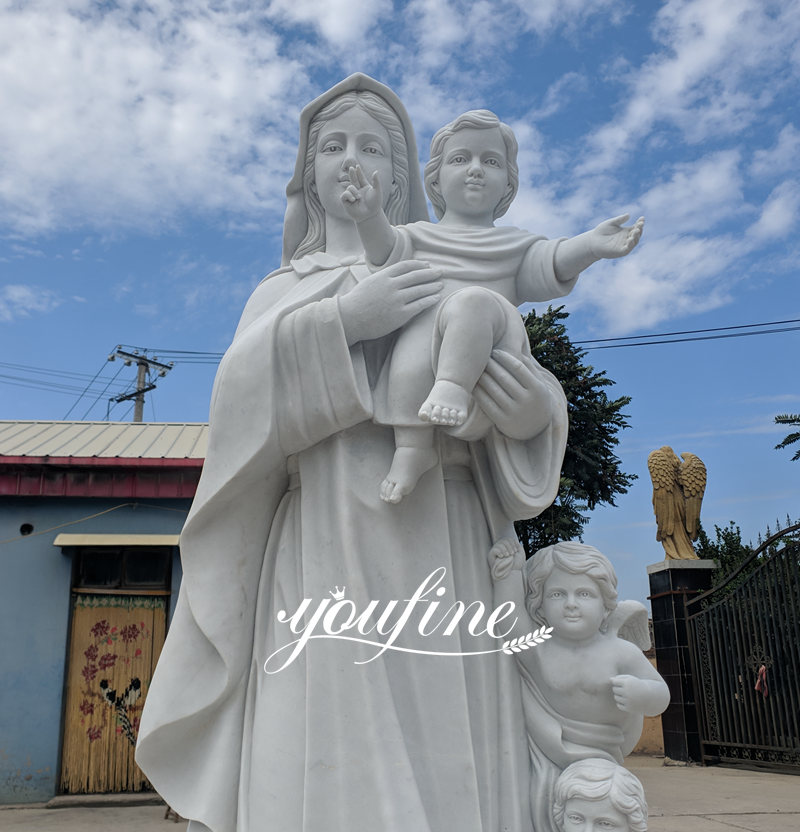 marble virgin mary-YouFine Sculpture-04