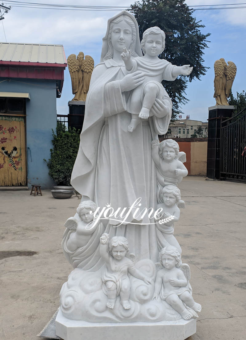 marble virgin mary-YouFine Sculpture