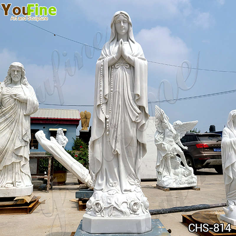 Life-size Lady of Lourdes Church Statue Hand-carving Decor for Sale CHS-814