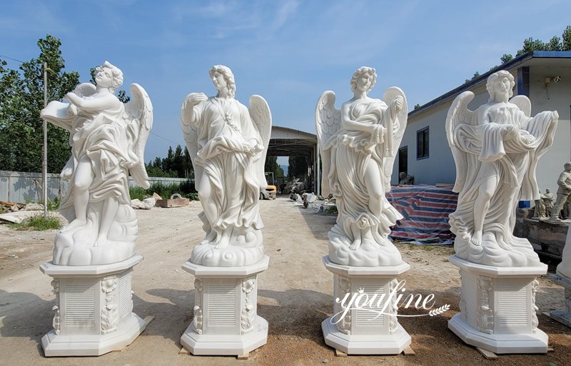 female angel marble statue-YouFine Sculptuer-01