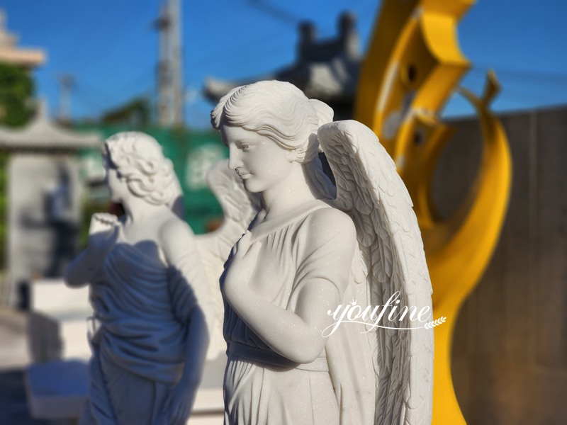 female angel marble statue-YouFine Sculptuer-02
