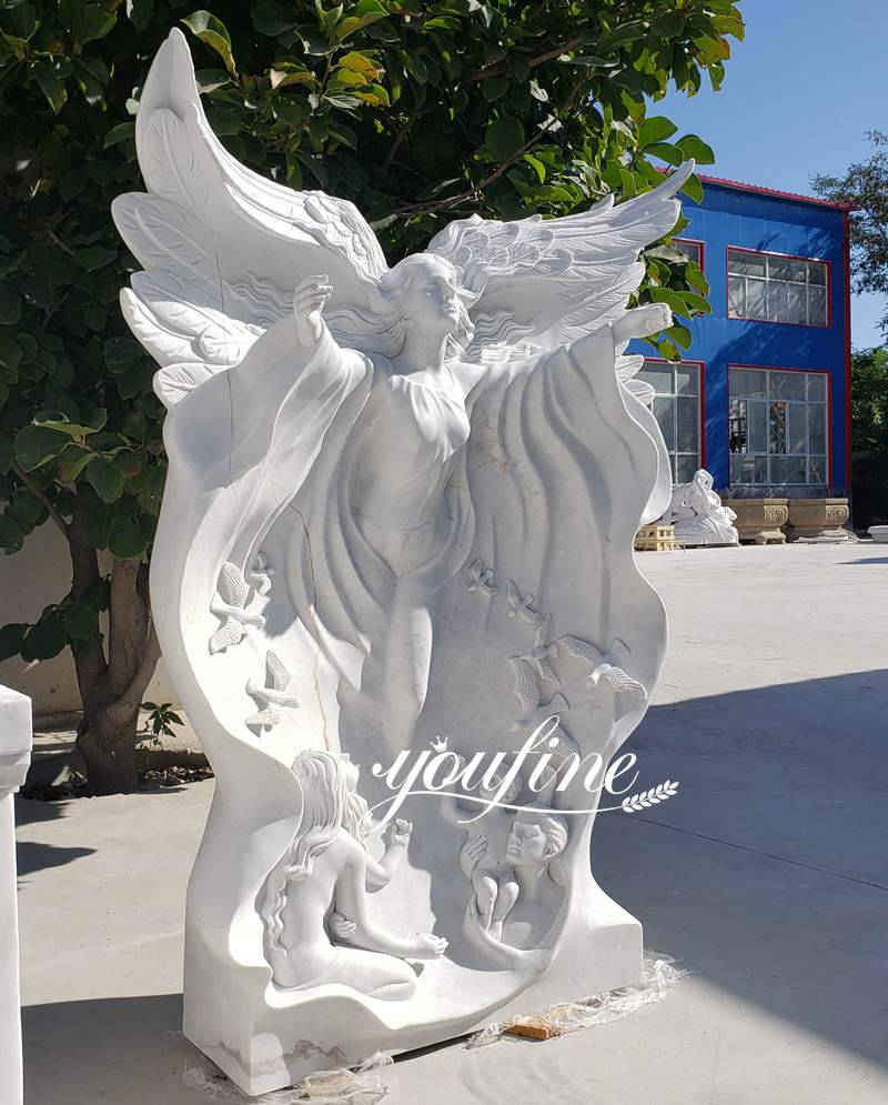 female angel marble statue-YouFine Sculptuer