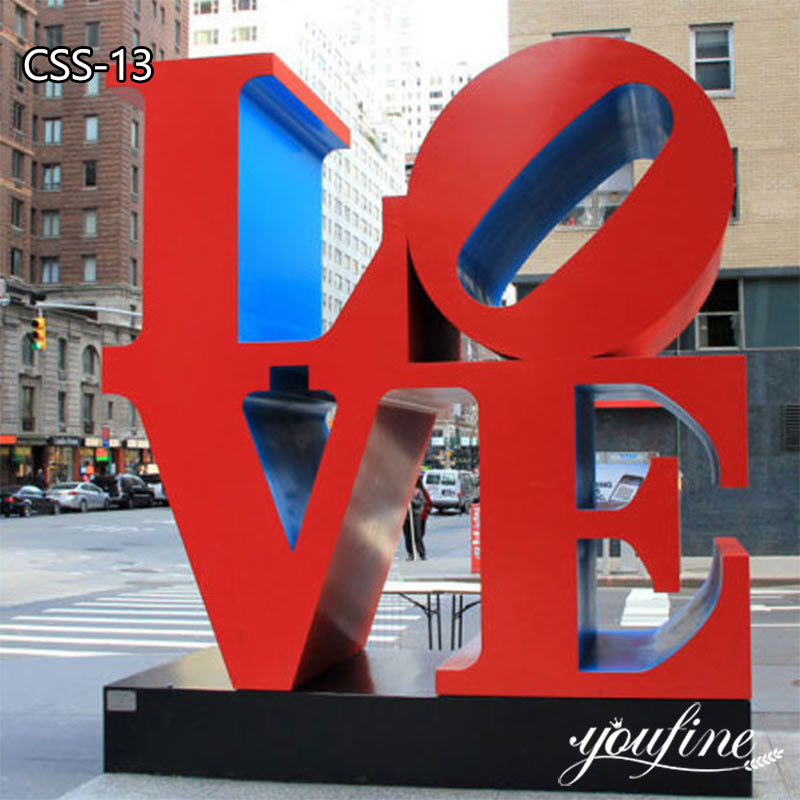 Customized Large Stainless Steel Love Sculpture Feedback From Customers