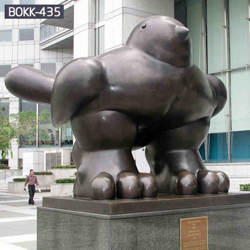 Customized Large Casting Bronze Bird Sculpture by Fernando Botero Wholesale BOKK-435