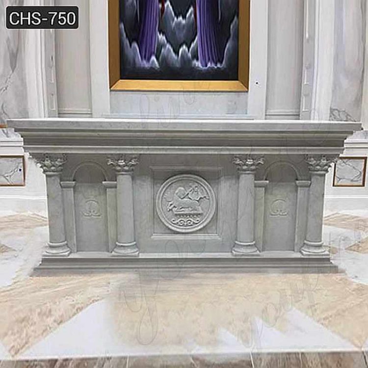 Large Hand-carving Catholic Marble Church Altar for Sale  CHS-750