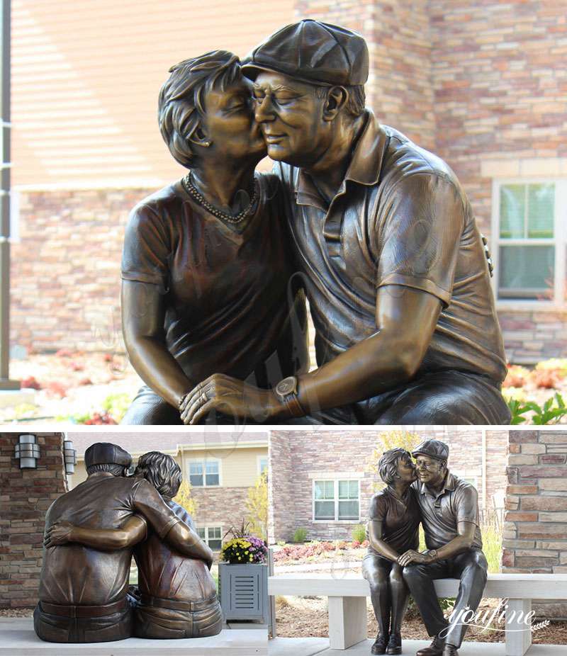 Customized Life-size Bronze Family Statues Home Decoration for Sale