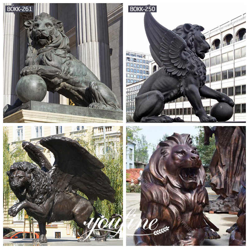 Bronze lion Tarkov-YouFine Sculpture