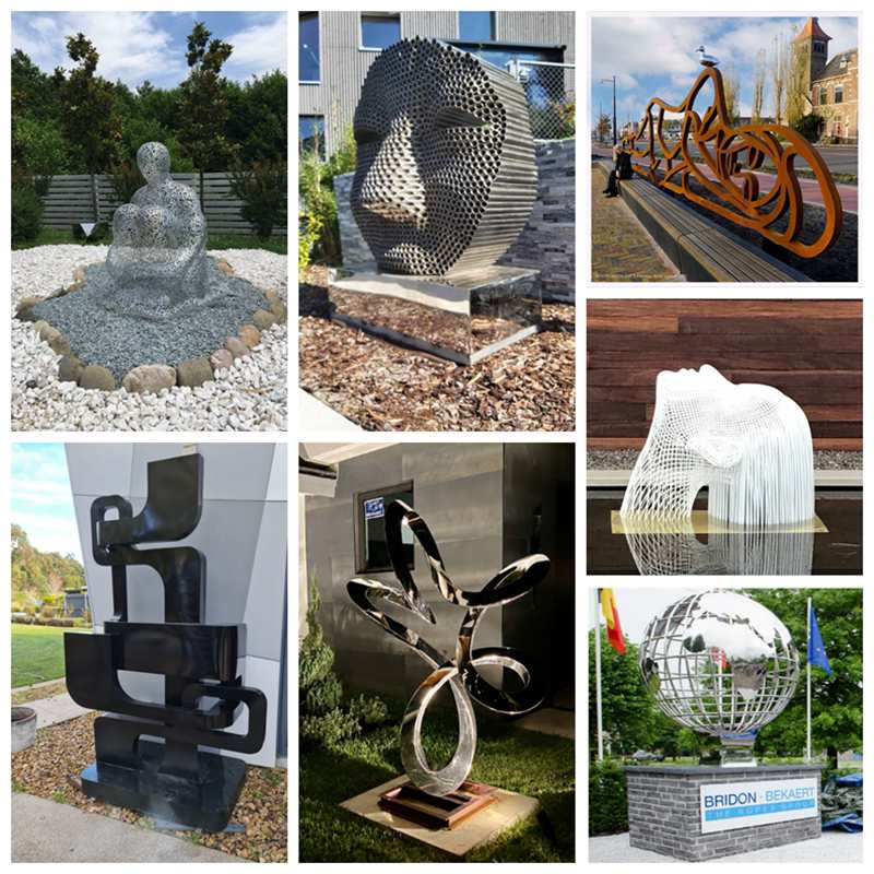 Large Modern Metal Art Sculpture Outdoor Landmark factory supplier