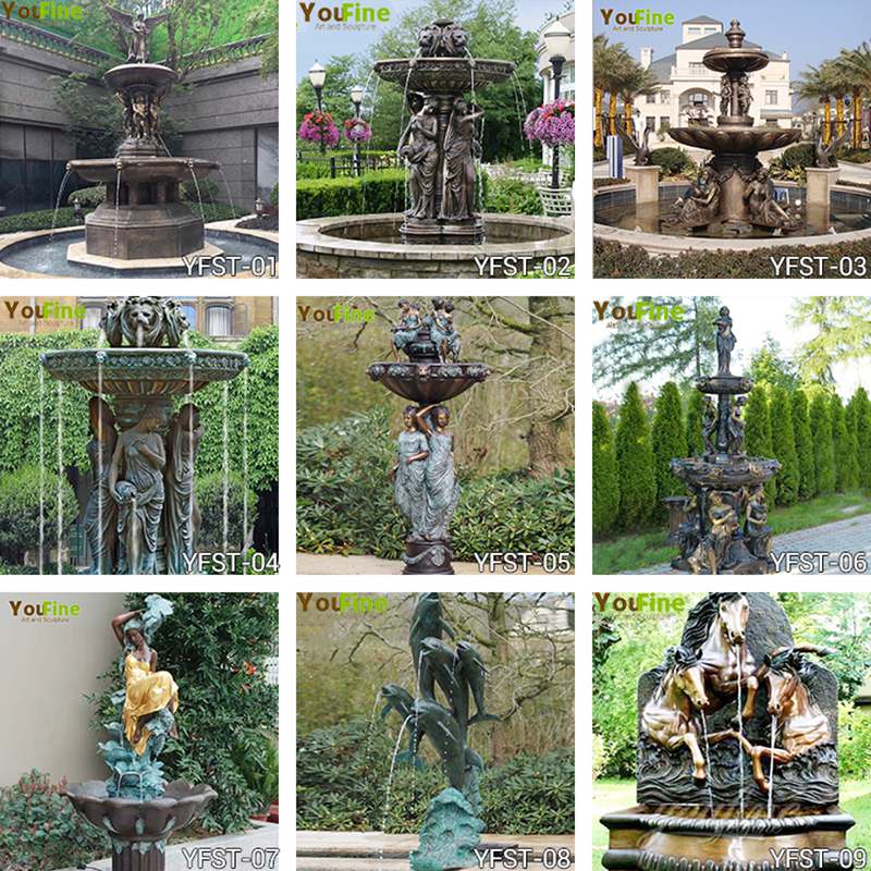 Bronze Chinese Dragon Water Feature factory supplier