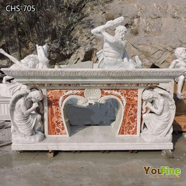 Hand-carving White Catholic Marble Altar Table Church Decor for Sale CHS-705