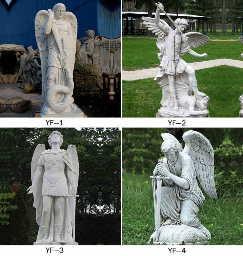 Saint Statues for the Garden Famous Archangel Statues Catholic Saint Sculpture Design Replica for Sale