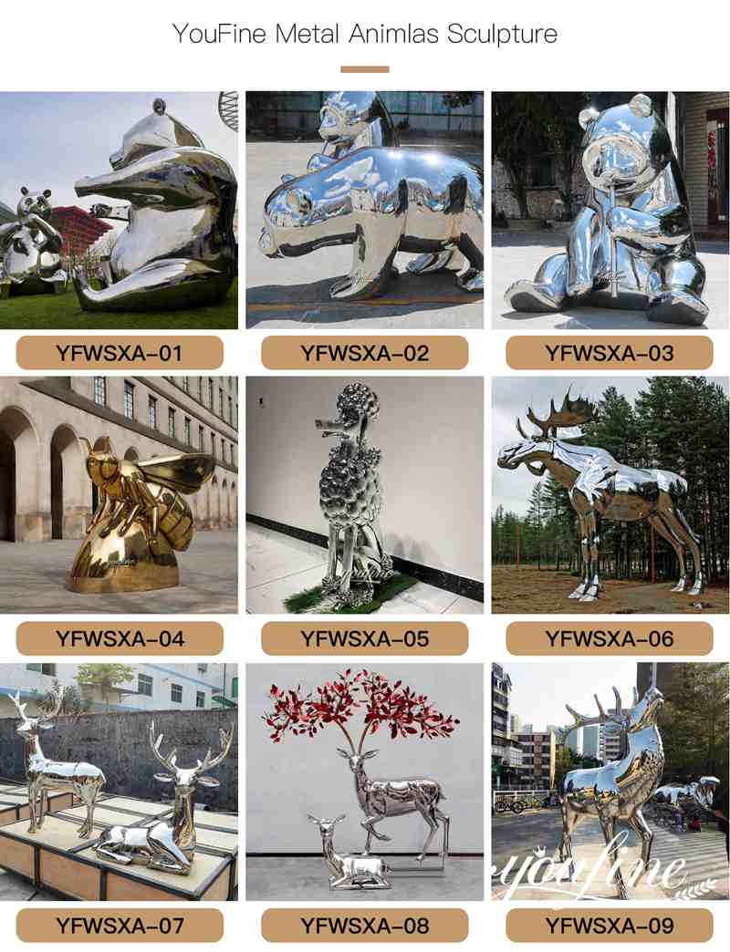 outdoor metal sculpture factory supplier