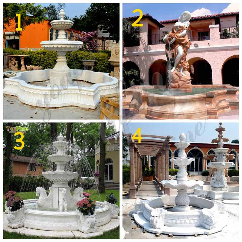 carving details of modern outdoor fountain design-YouFine sculpture