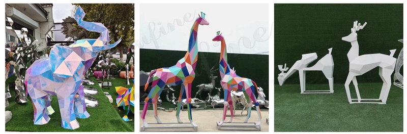 3.metal giraffe garden sculpture for sale-YouFine Sculpture