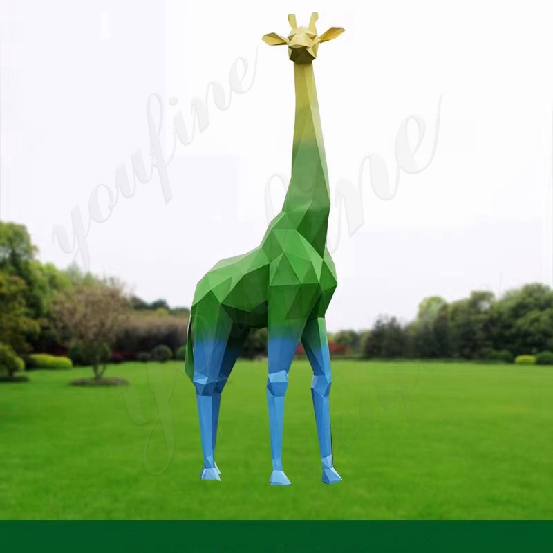 application of large giraffe statue-YouFine Sculpture
