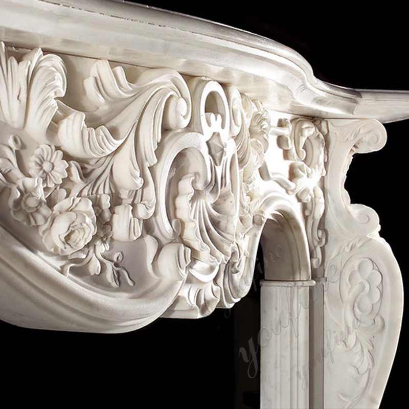 carving of ornate marble fireplaces-YouFine sculpture