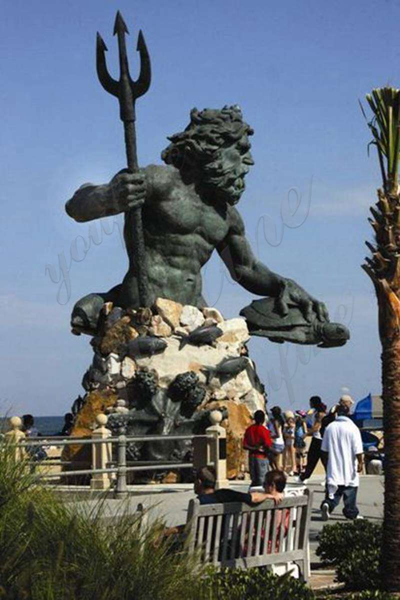 feedfack of Poseidon statue in water-YouFine Sculpture