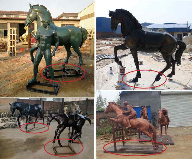 install methods of bronze sculptures-YouFine sculpture