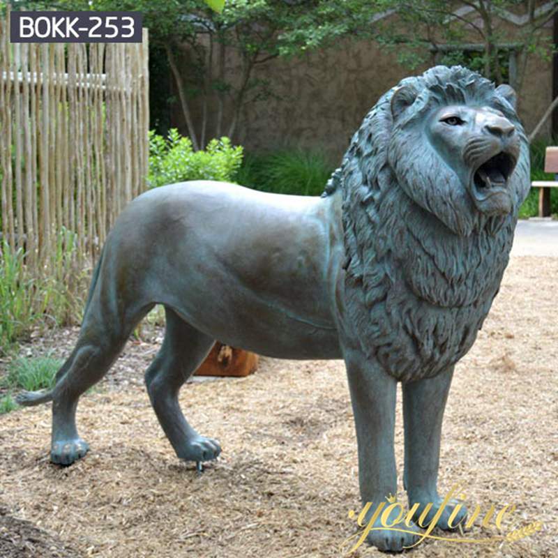 large bronze lion statue for sale -YouFine sculpture