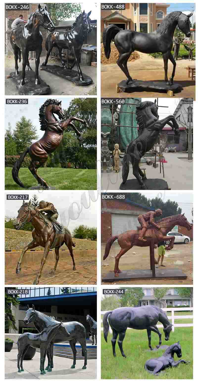 other types of bronze horse-YouFine sculpture