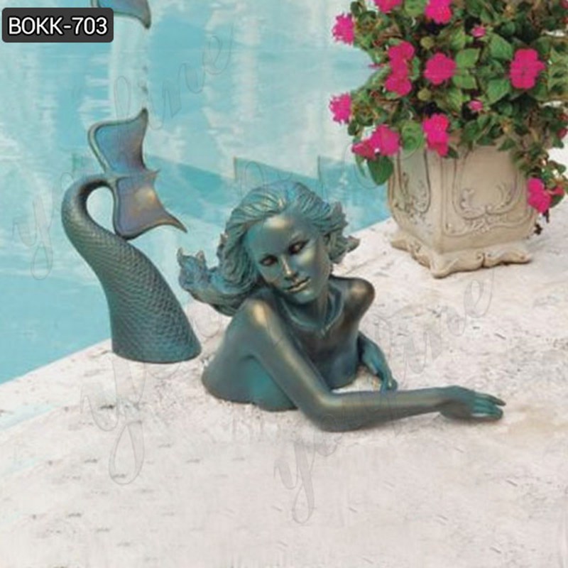 bronze mermaid statue for sale-YouFine Sculpture