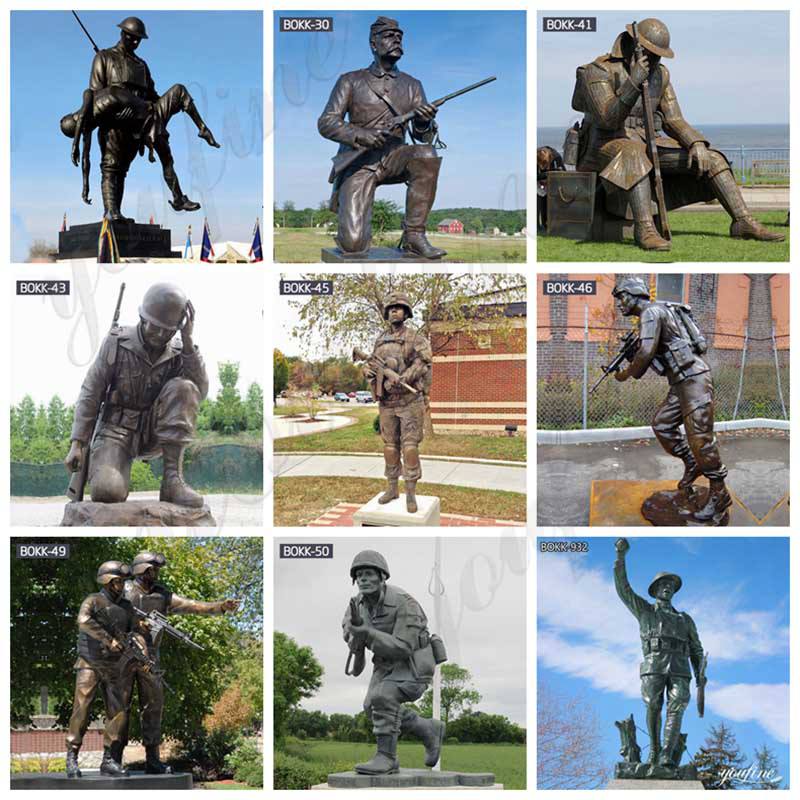 bronze soldier statue for sale-YouFine Sculpture